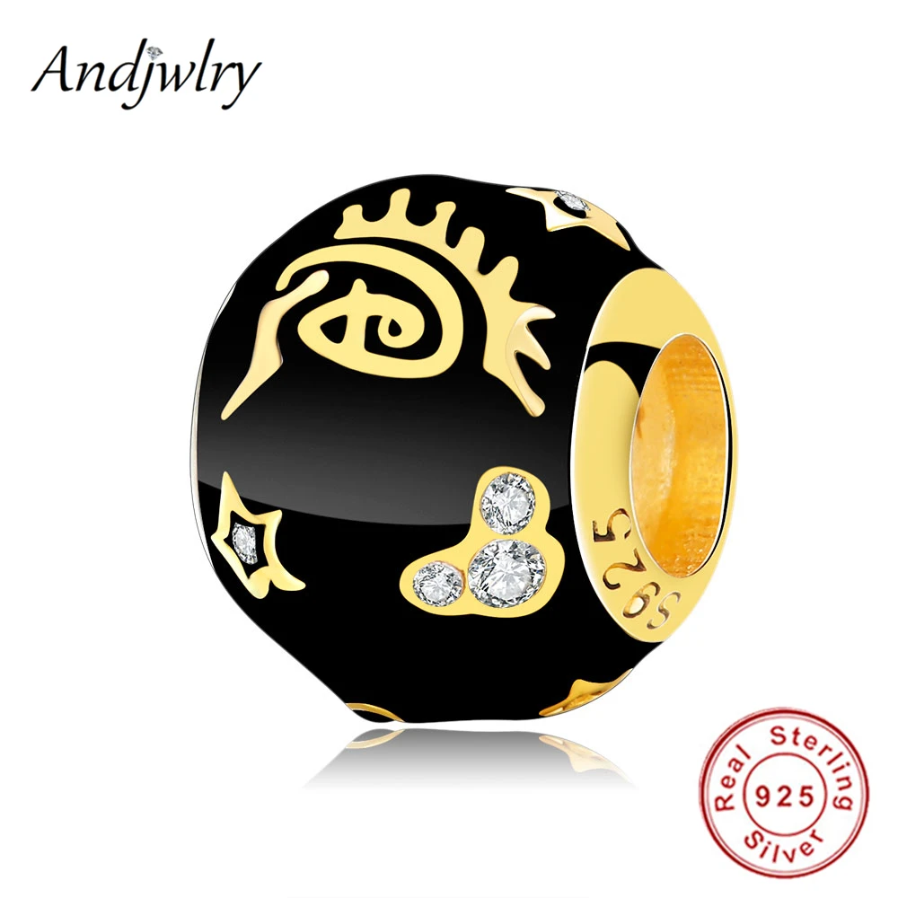 Подходит для оригинальных шармов браслетов бусина из серебра 925 пробы