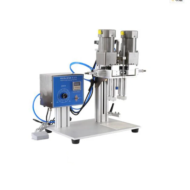 Настольная автоматическая машина для прокручивания крышек специальная крышка