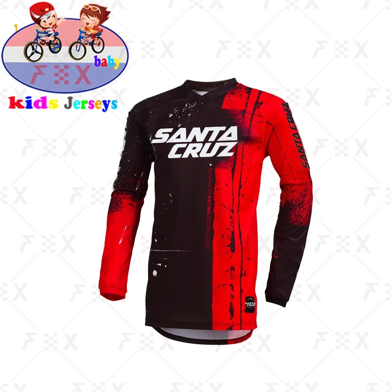 Детская футболка для езды по бездорожью вездеходов AM santa cruz на велосипеде горные