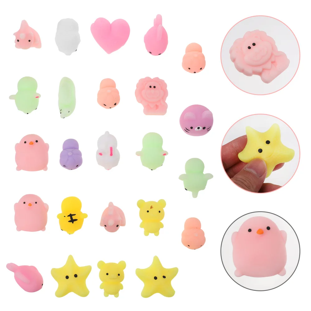 

24 шт., сжимаемые игрушки-животные