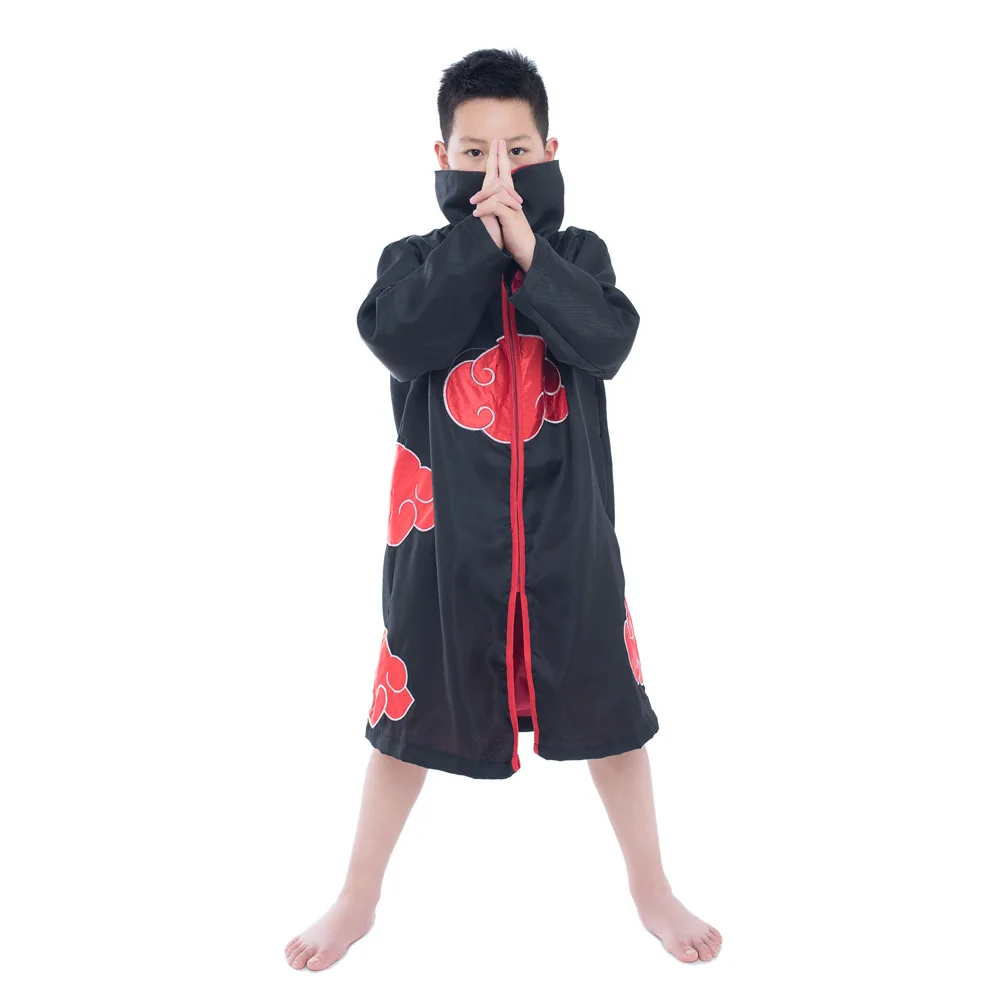 Плащ Akatsuki костюмы для косплея аниме пальто красная фотография|Костюмы аниме| |