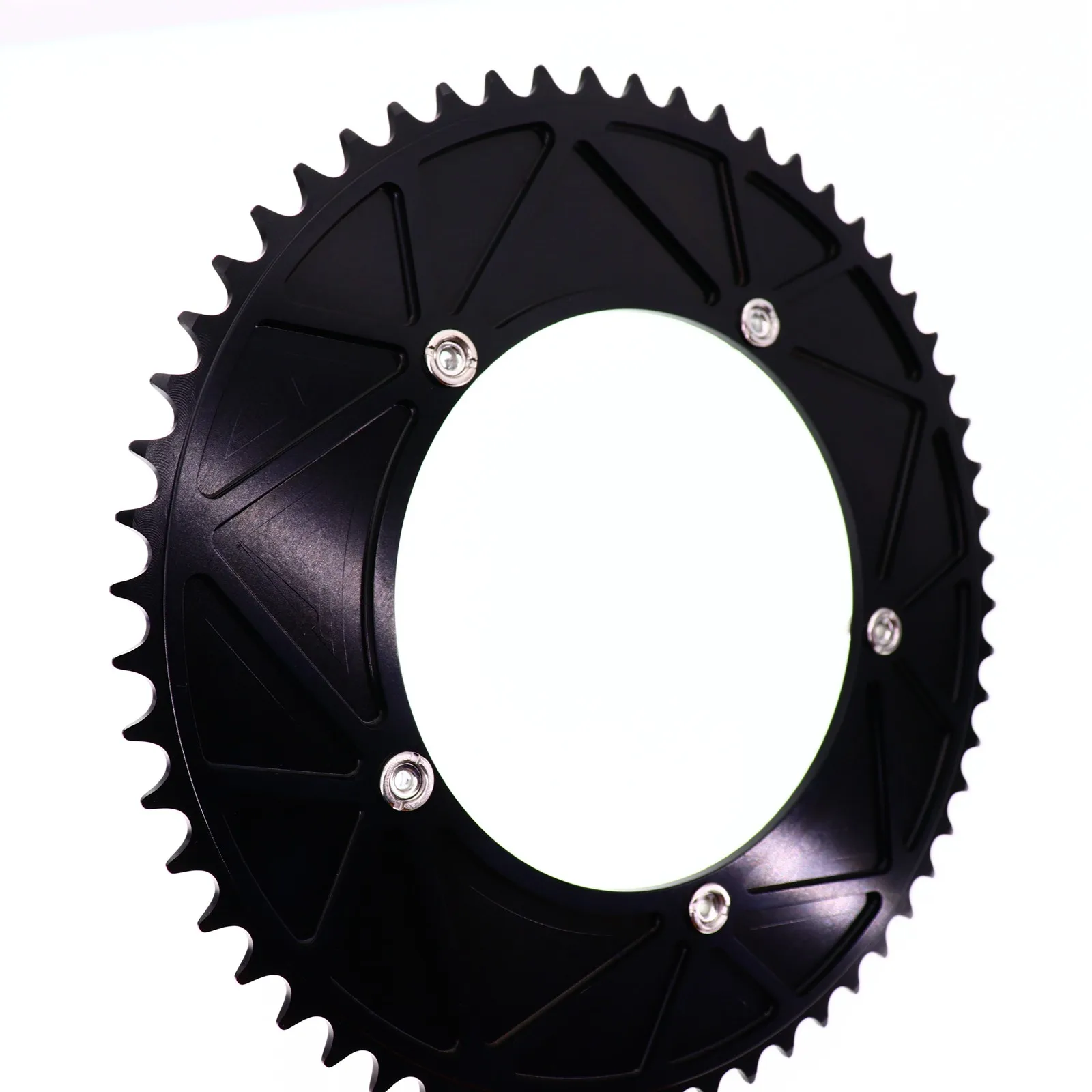 Stone 144 BCD Aero Chainring Fixed gear Track Bike Fixie Round 42T 46T 47T 48T 50T 52t 54 57t 58t 59 60t зуб 144bcd ChainWheel