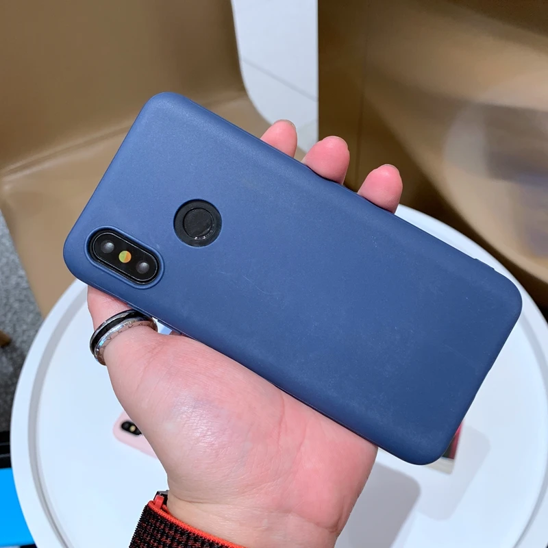 Однотонный матовый Мягкий силиконовый чехол из ТПУ для Xiaomi Mi 9 9T 8 SE A3 Lite Redmi 6A Note 7 7A