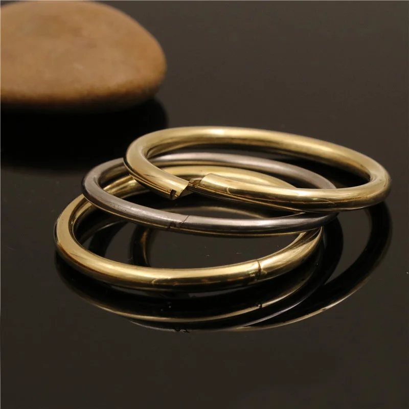 5 шт. Meetee защелкивающееся кольцо с зажимом Пряжка из нержавеющей стали латунь