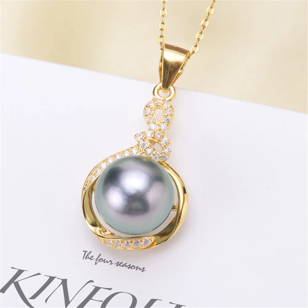 

DIY Pendant base connection Discovery of Jewelry Making Only Pendant Fitting S925 Sterling silver , No Pearl No Chain
