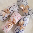 Супер мягкая звезда фланелевое одеяло для дивана автомобиля Зима Осень Теплый детский плед одеяло офисное одеяло для короткого сна одеяло постельные принадлежности