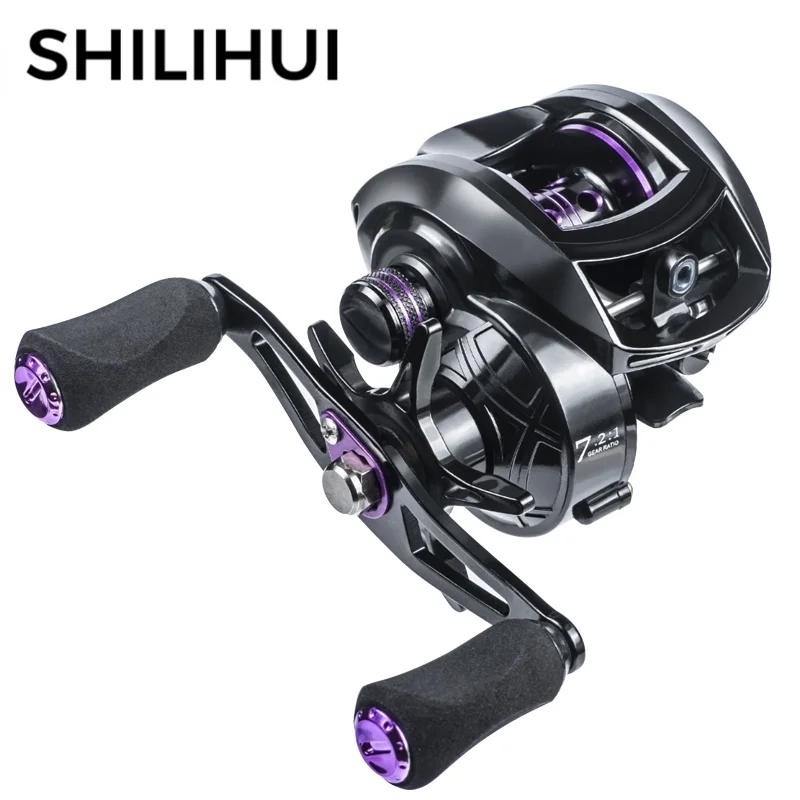 

SHILIHUI 7.2:1 Gear Ratio Fishing Reel 8KG Max Drag Baitcasting Reel Saltwater Surfcasting Reels Fishing Wheel Equipo De Pesca