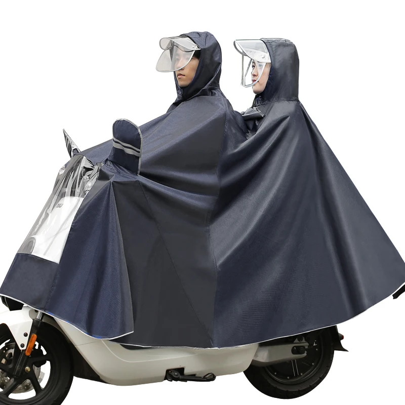 

Waterproof Man Raincoat Motorcycle Jacket Plastic Impermeables Cape Raincoat Bike with Hood Veste Pluie Femme Rain Jacket DE50YY