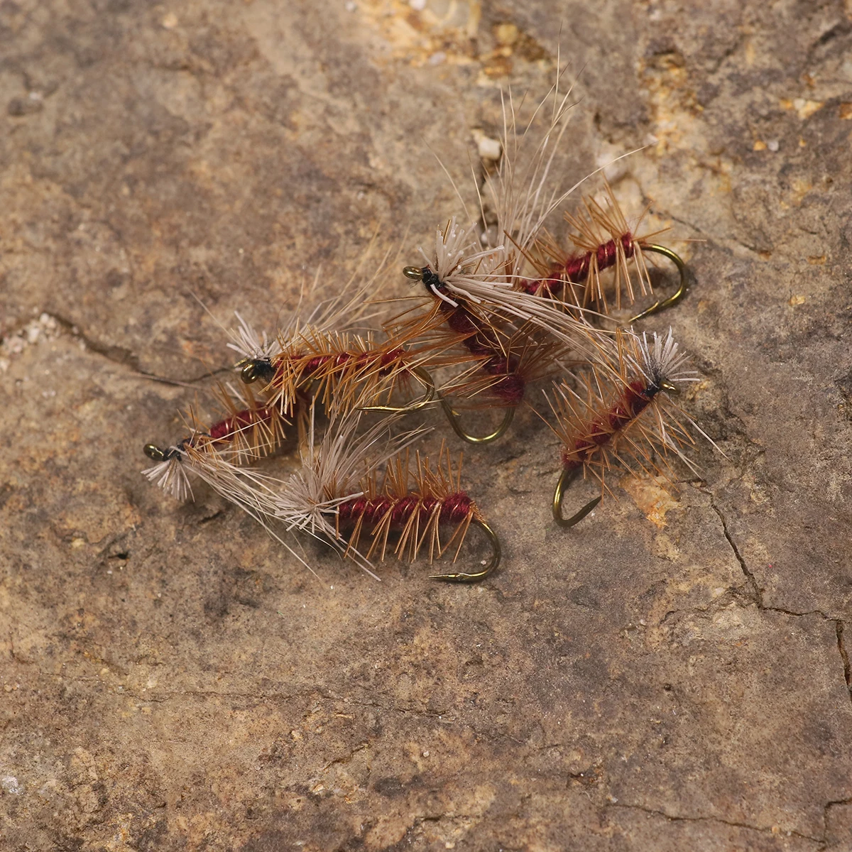 Wifreo 10 шт. волосы оленя cadis Fly Нимфа вращающаяся приманка для ловли форели сухие