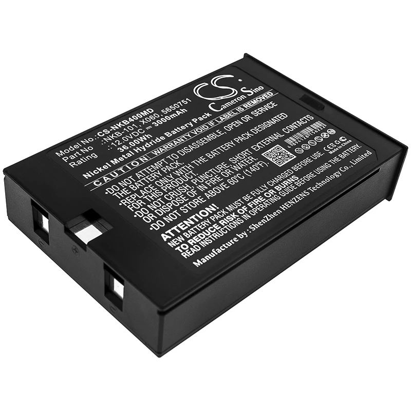 

CS 3000mAh / 36.00Wh battery for Nihon Kohden BSM-4000, BSM-5100 5650751, NKB-101, X060