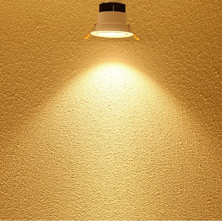 Regulable AC110V-220V 5W 7W 9W 12W 15W 18W luz empotrada para techo Epistar LED lámpara empotrable de techo de luz para iluminación del hogar
