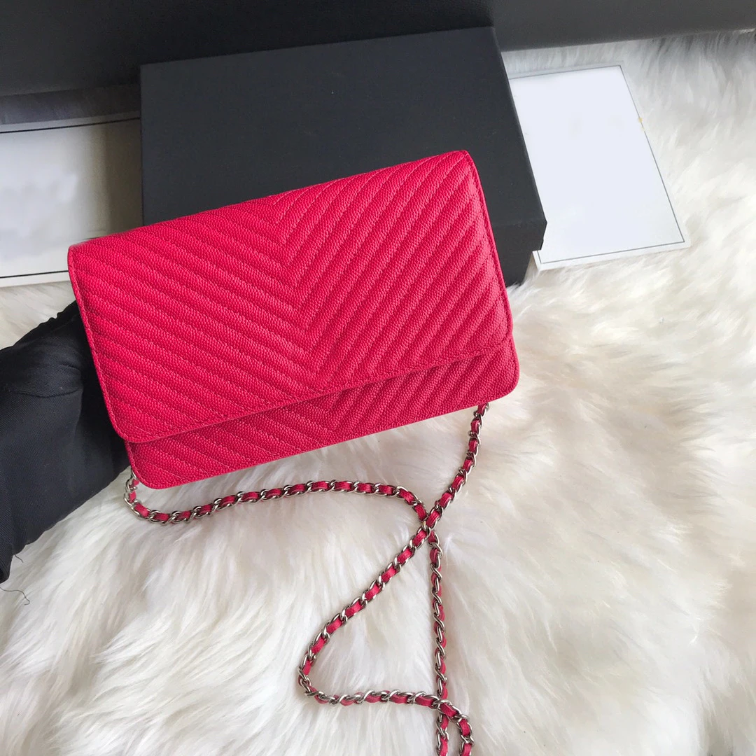 

Классическая женская сумка с принтом икры, Роскошный кошелек из воловьей кожи, Книжная сумка-мессенджер на цепочке с V-образным вырезом, меш...