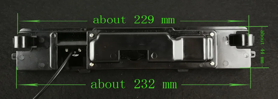 HD Автомобильная CCD-камера ночного видения водонепроницаемая 4 светодиода камера