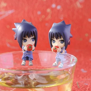 Мини фигурки героев Аниме Наруто, 8 шт., модель, Учиха, Саске, Итачи, Какаши, украшения, аксессуары, куклы, игрушки для детей, подарок