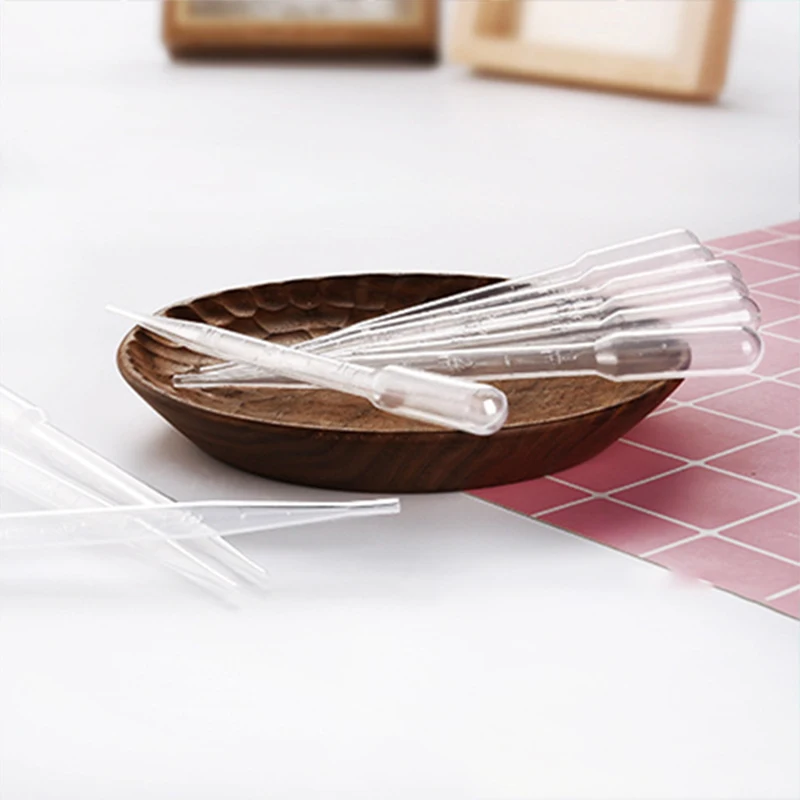 10 шт. прозрачные пластиковые капельницы DIY хрустальные эпоксидные пипетки практичный ручной работы мыло делая инструмент для лабораторных принадлежностей 3 мл