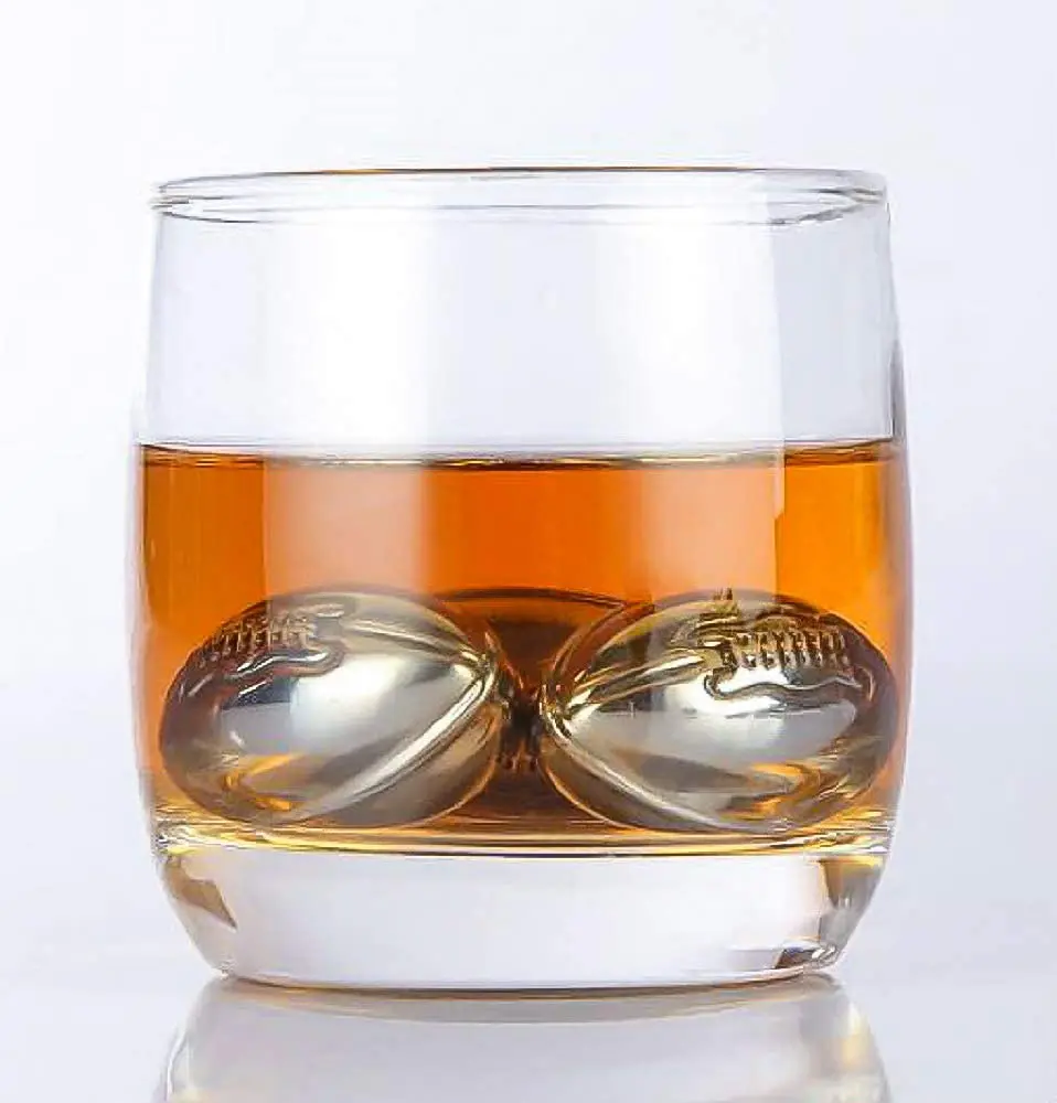 Камни для виски 4 шт. многоразовые охлаждающие кубики из нержавеющей стали