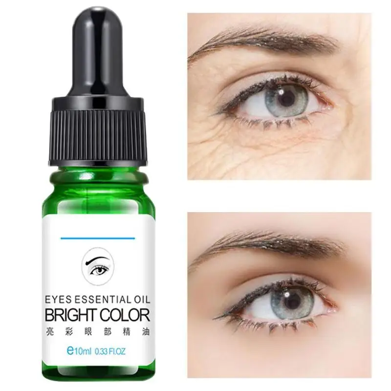 

10ml Eye Essential Oil For Dark Circles Under Eyes Face Care Anti Wrinkles Skin Care Oil Anti Aging Beauty Eyes Massage Oil