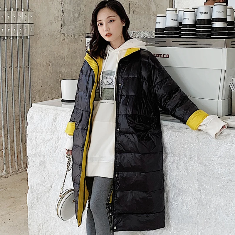 

Fashion Winter Coat Women Jackets Thick Down Parkas Big Fur Hooded Cotton Long Coats new Warm Windbreaker Female Outwear coat