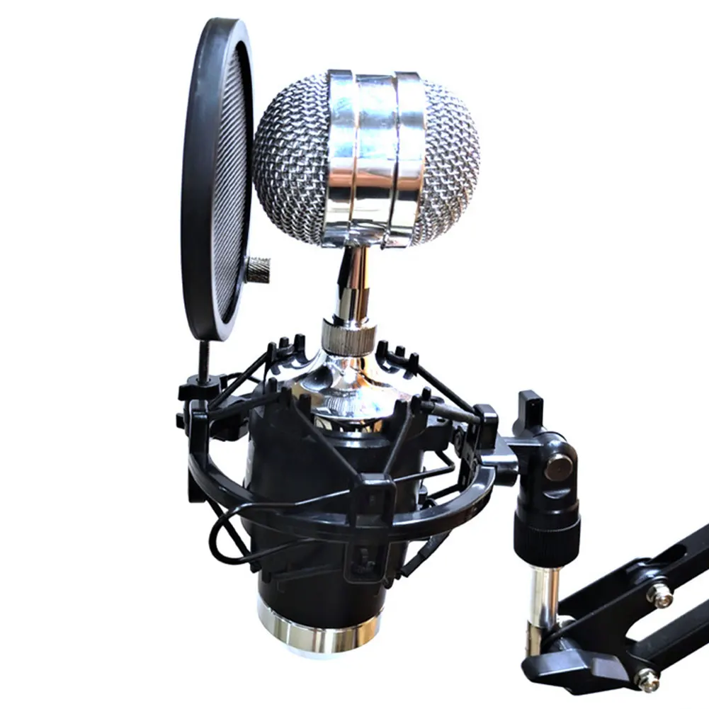 Microphone Pop Filter 3 inch Dual Layered Mic Mask Mini Rotatable Pop Shield Screen Cover Mobile Phone Karaoke Noise Accessories images - 6