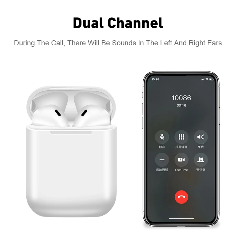 I11 TWS Беспроводные стереонаушники с мини-наушниками Bluetooth 5.0 для всех смартфонов.