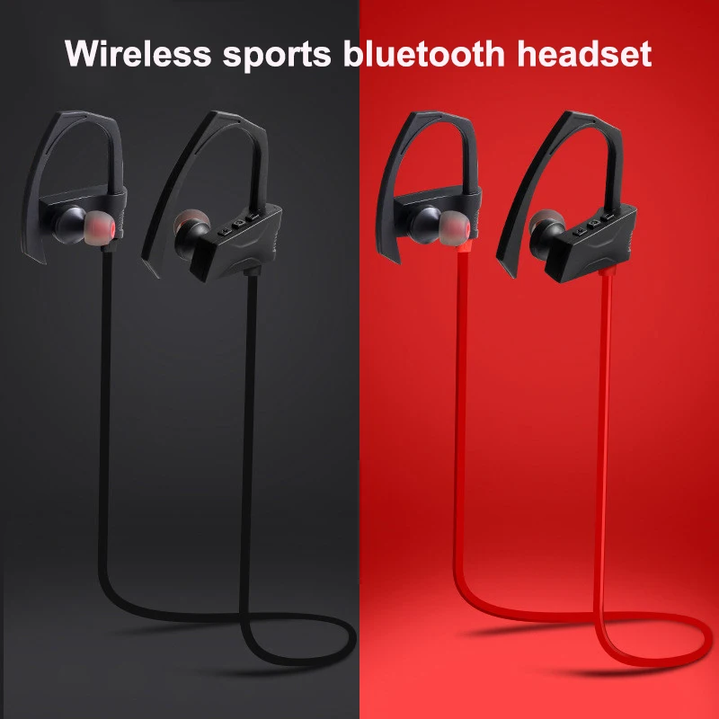 

Bluetooth-наушники для бега, бинауральная гарнитура, подвесные наушники, Спортивная Bluetooth-гарнитура, беспроводные наушники 4,1, беспроводные