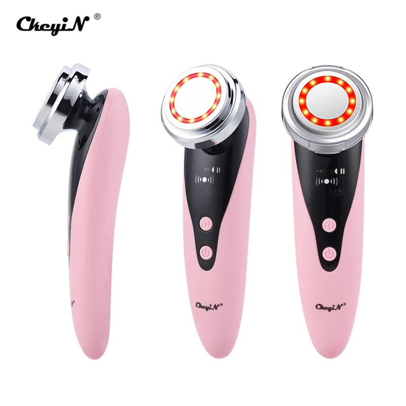 

CkeyiN Sonic Facial Massager Ion LED Photon EMS Skin Rejuvenation Face Lifting Firming Red Blue Light Therapy Wrinkles Removal50