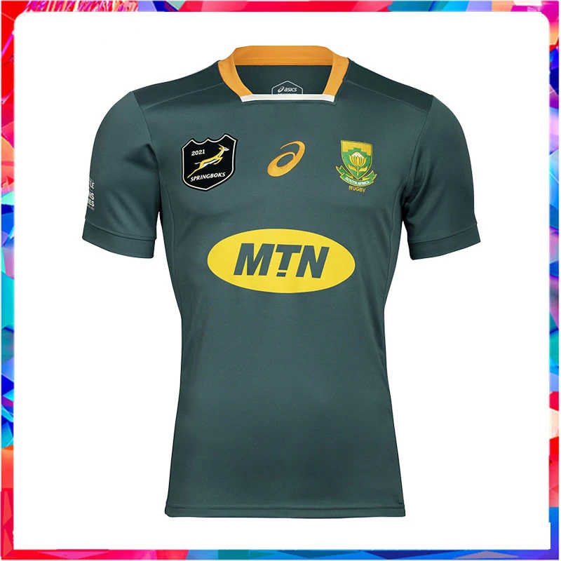 

Коллекция 2021 года, спортивная одежда для регби из Южной Африки, устойчивая к разрыву спортивная одежда с коротким рукавом и вышивкой, Джерси...