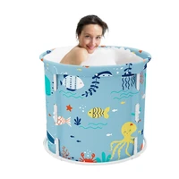 80x70cm portable bathtub folding bath bucket foldable adult tub baby swimming pool insulation separate family bathroom spa tub
