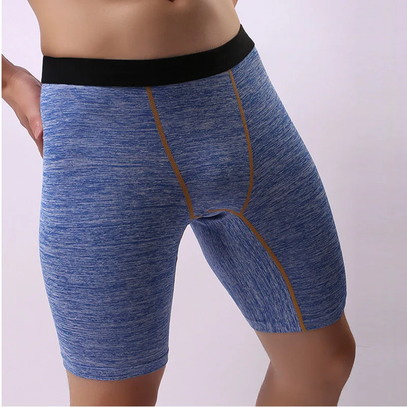 Синий Хлопковые боксеры, длинные, Ethika, рождественское нижнее белье, Ethika, мужское нижнее белье, Calecon, боксеры, Homme, сексуальные боксеры для мужчин, нижнее белье, шорты, 5XL - Цвет: Синий