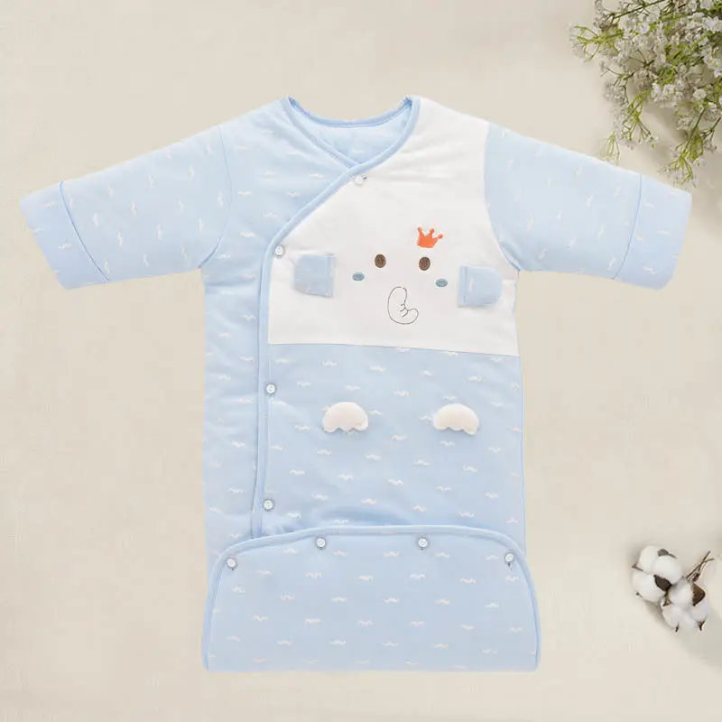 Мягкий теплый детский спальный мешок многофункциональные съемные спальные