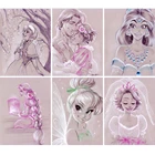 Алмазная живопись Принцесса Дисней мультяшный пейзаж 5D 