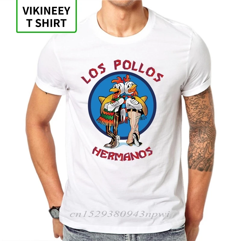 

Breaking Bad Shirt LOS POLLOS Hermanos T Shirt Chicken Brothers 2020 hot sale summer 100% cotton fashion raglan tee