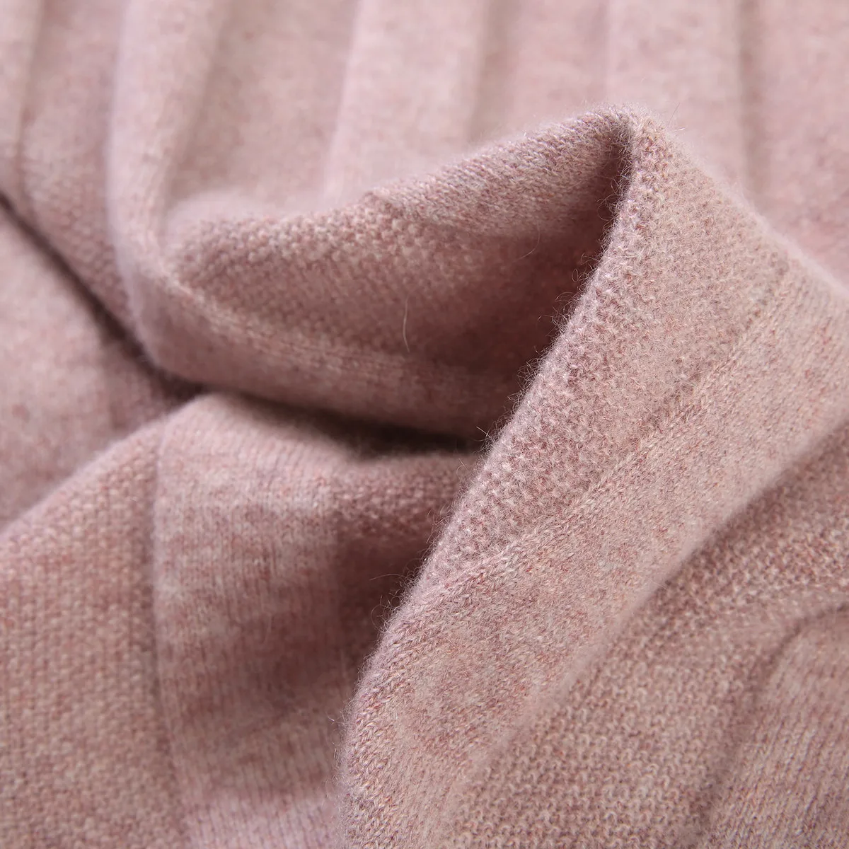 

masigoch half turtleneck ribbed knitted 100% cashmere dress with belt for women