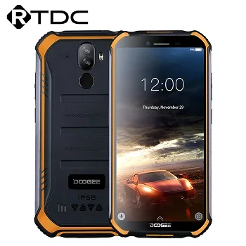 IP68 DOOGEE S40 Lite четырехъядерный 2 ГБ 16 ГБ Android 9,0 прочный мобильный телефон 5,5 дюймов дисплей 4650 мАч МП NFC отпечаток пальца