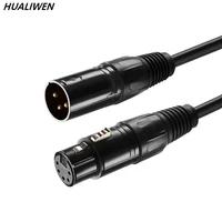 xlr cable 3 pin male to 5 pin female mf ofc audio cable foilbraided shielded for microphone mixer amplifier