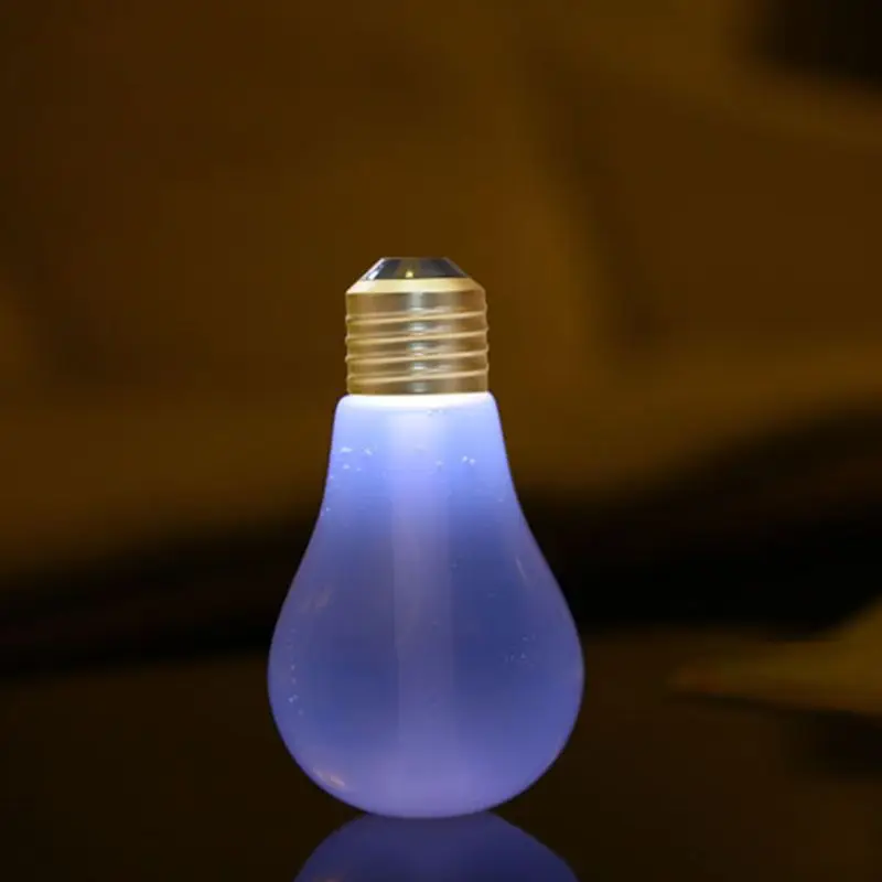

400ml Bulb Air Humidifier Kit Micro-landscape Night Light Aroma Diffuser