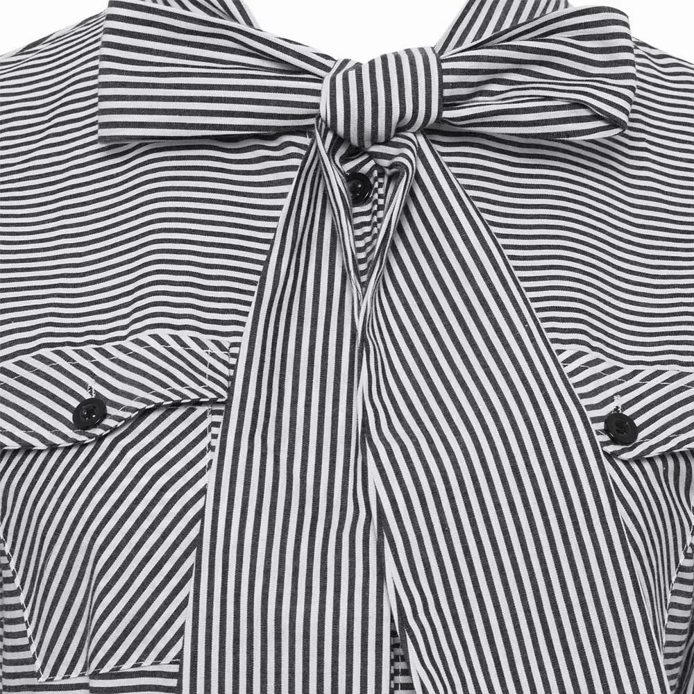 Женское платье в полоску осень 2020 винтажное повседневное Свободное длинное