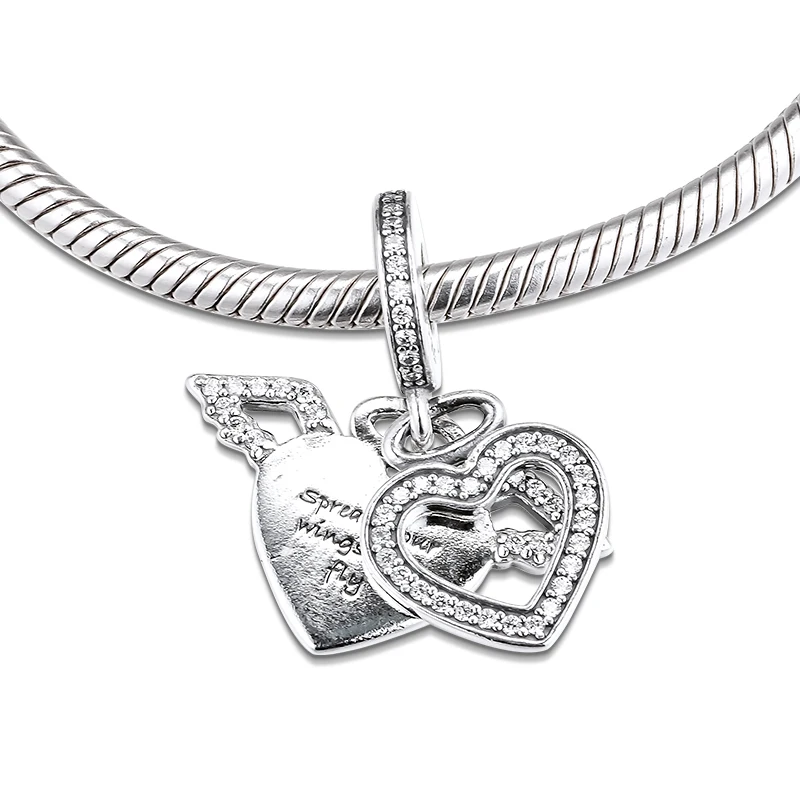 Бусины Подходят для ожерелья браслеты 100% Стерлинговое Серебро 925 пробы ювелирные