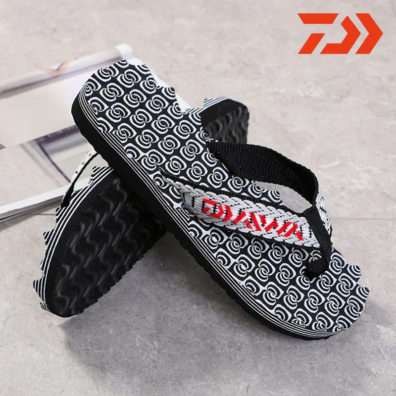 3 Daiwa; нескользящие Вьетнамки; Для мужчин летние сандалии для пляжа на открытом воздухе обувь в рыбацком тапочки новые dawa, рыболовство обувь дышащая обувь - Цвет: 3