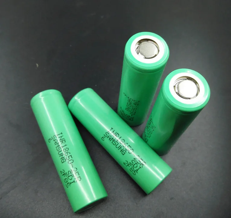 

2/3/4/6/10 PCS 100% Original For Samsung 18650 2500mah battery INR18650 25R 20A discharge lithium batteries+ DIY Nickel