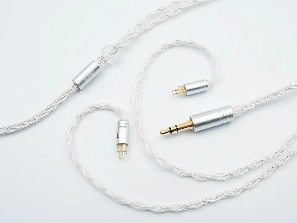 Посеребренный IEM кабель Tansio Mirai 2pin 0 78 мм|Аксессуары для наушников| |