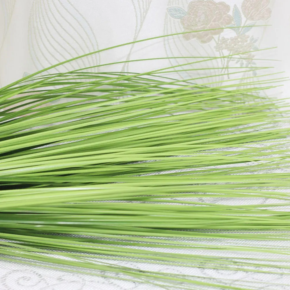 

3PCS Imitated Onion Grass Decor Lawn Engineering Flower Simulated Plants (Green)