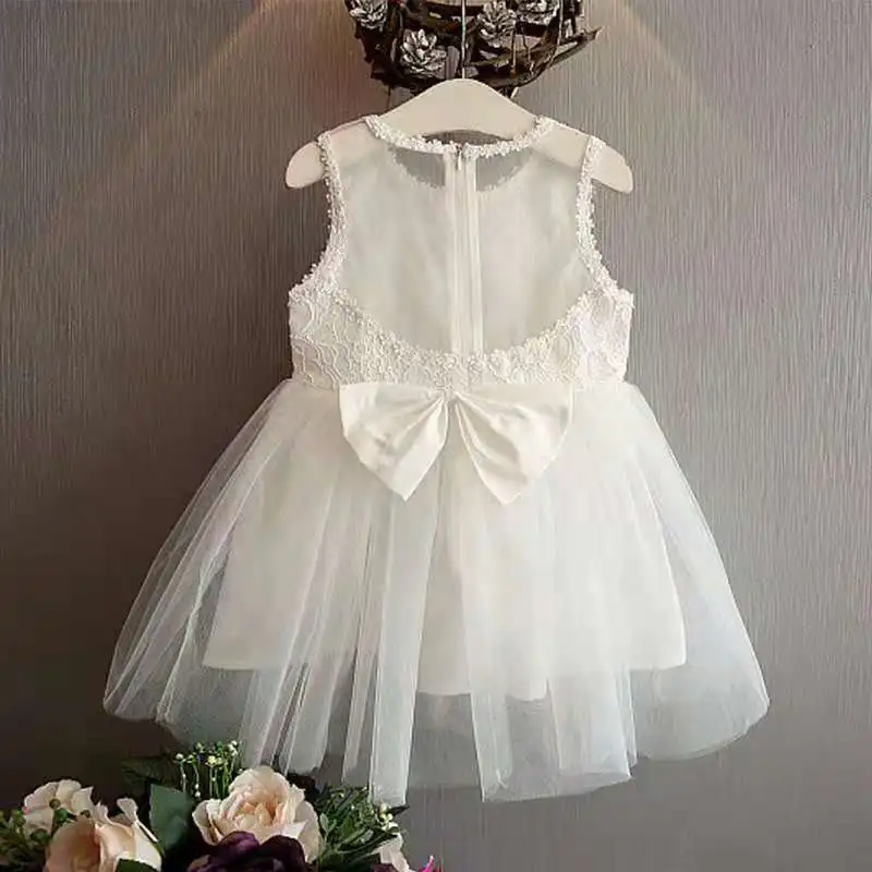 

High quality girl lace dress summer 2021 new summer girls fashion children's clothing Princess Baby vest dress 2-9Y baby clothes