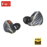 fiio fh5 quad driver hybrid hifi in ear monitors earphone with knowles balanced armature drivers detachable cable mmcx