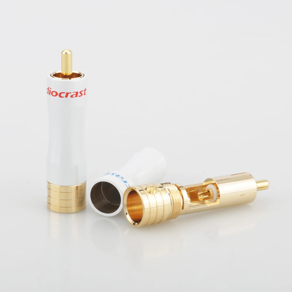 Кабель 4xrca штекер аудио-видео в линейное гнездо адаптера литый золотом RCA пайки |