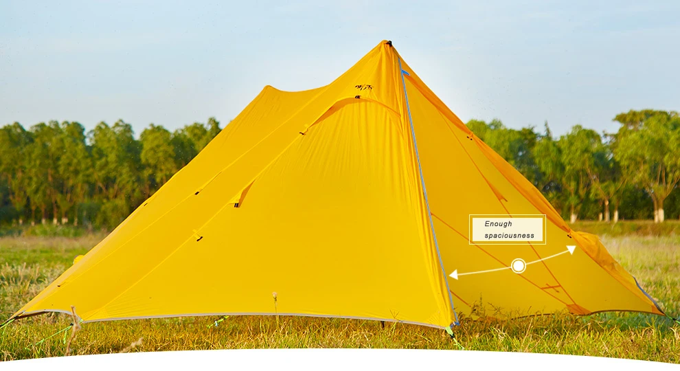 Asta gear Rainstorm 2 Сверхлегкая Пирамида палатка треккинг P ole палатка для двух человек Кемпинг ul палатка