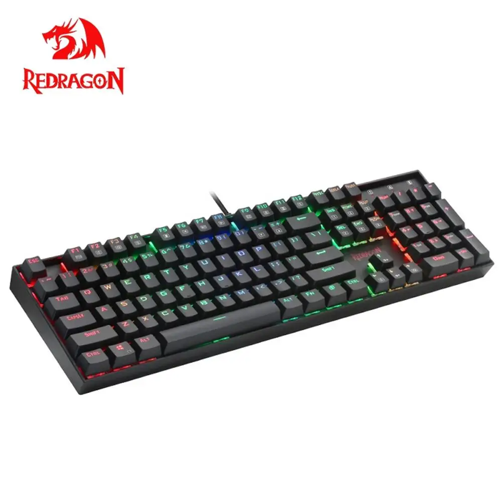 Игровая клавиатура Redragon K551 с RGB подсветкой механическая 104 клавишами Hotswap голубым
