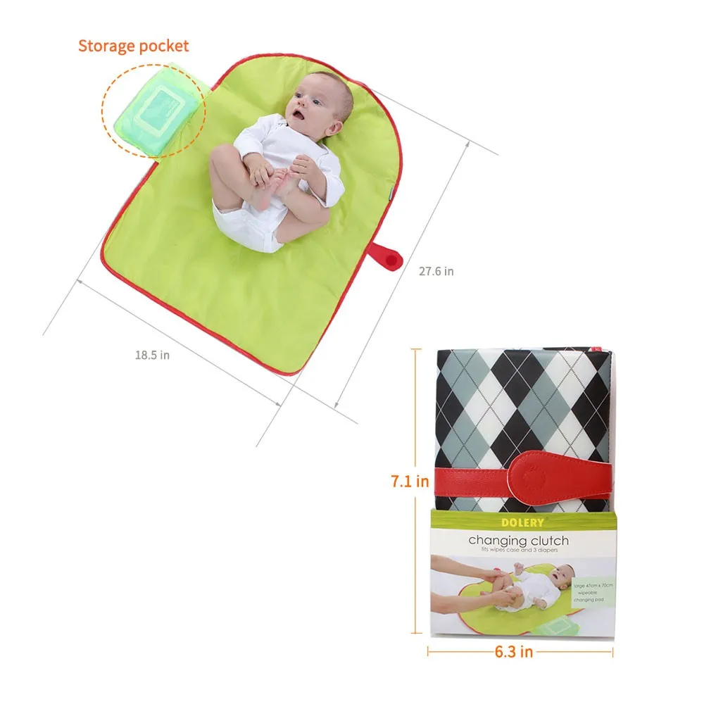 

Lightweight Convenient Infant Diaper Change Pads Traveling Organizer Bag Baby Portable Changing Pad Portable Changing Pad