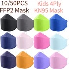 10-50 шт., одноразовые маски-респираторы FPP2