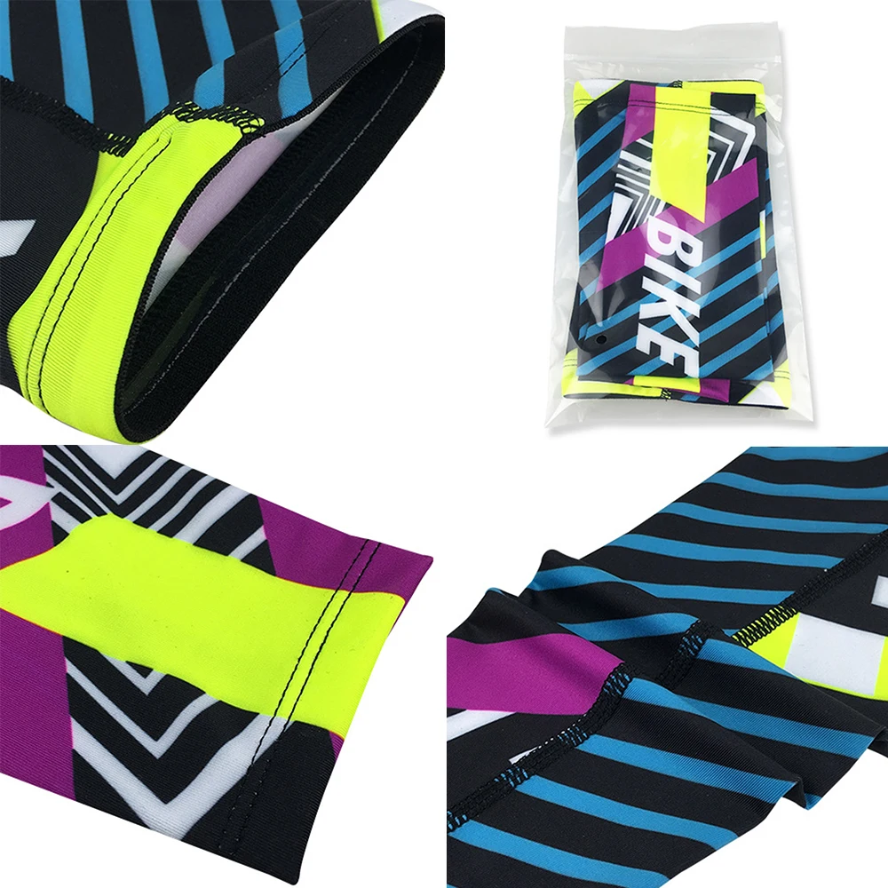 Открытый Кемпинг спорт манжеты для верховой езды рукава бега полосатые